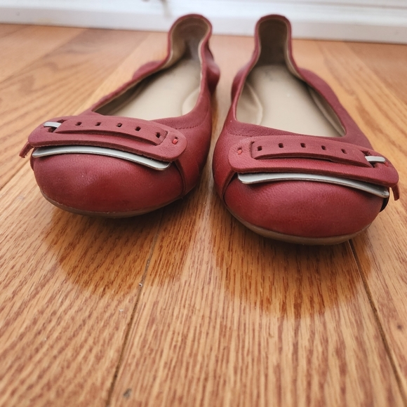 Franco sarto leather ballerina flats, US 5.5, lightly worn - Picture 5 of 8